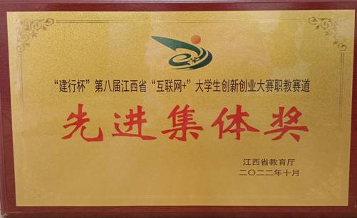 第八届互联网+省赛先进集体奖